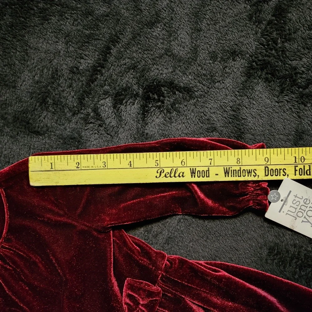 Just One You By Carter's 6 Month Velvet Long Sleeve Dress with Diaper Cover